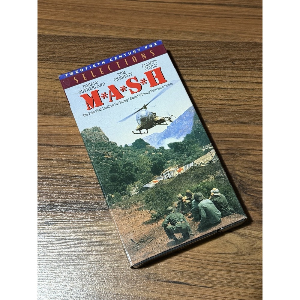 MASH VHS 1996 Comedy Donald Sutherland Elliott Gould War Movie Tested Good